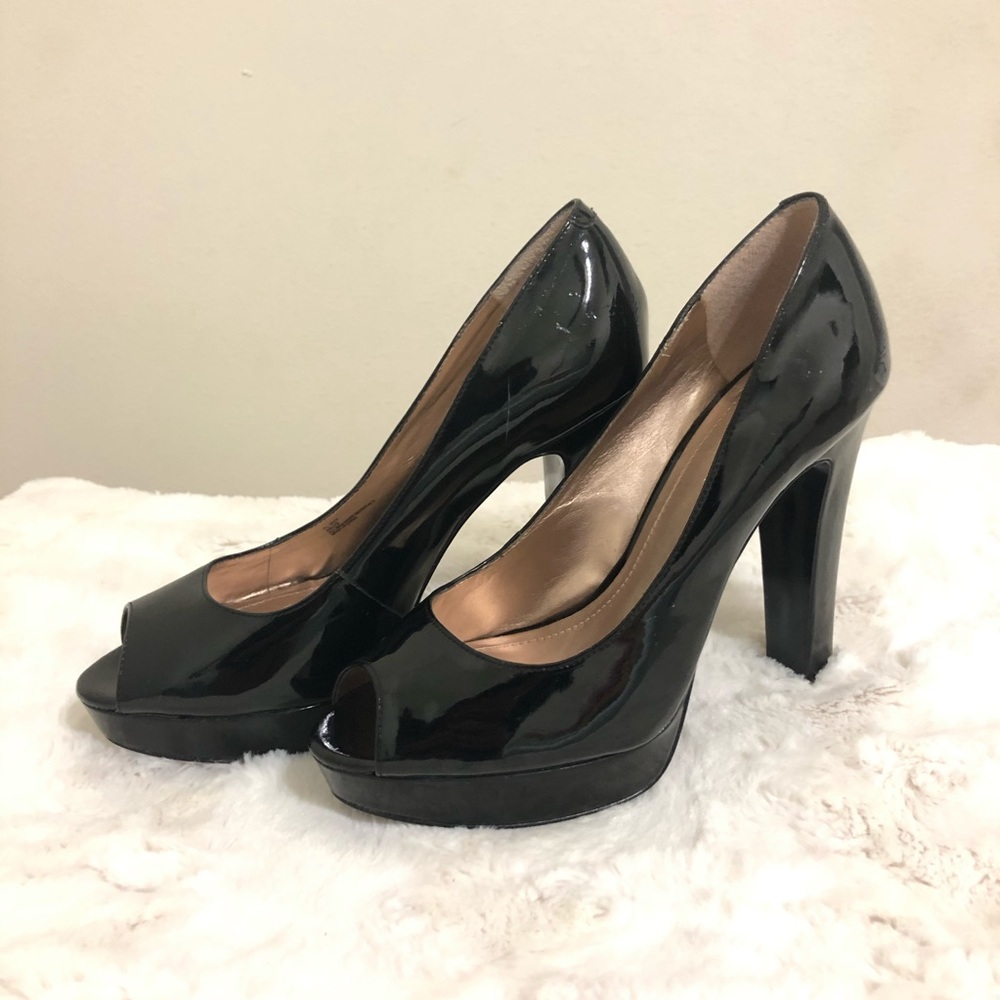 Black peep toe High Heels